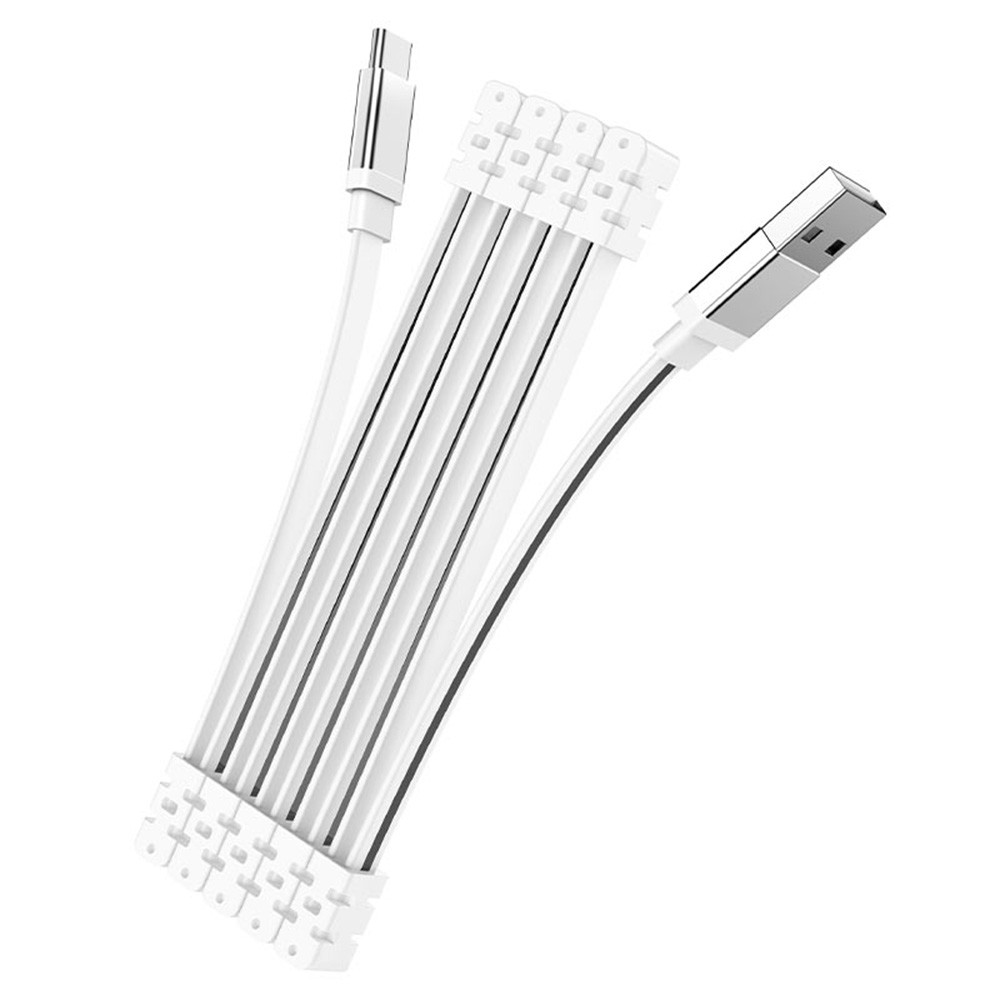 USB кабель HOCO U103 3A Type-C 1m, White, фото 1