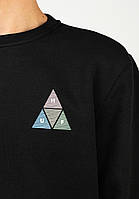 Світшот HUF Prism Triple Triangle Crew Black (розмір М), фото 8