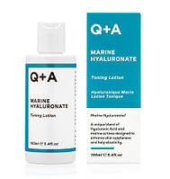 Увлажняющий тонизирующий лосьон для лица Q+A Marine Hyaluronate Toning lotion