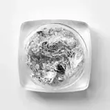 Komilfo фольга стисла в банці для нігтів, срібло, фото 2