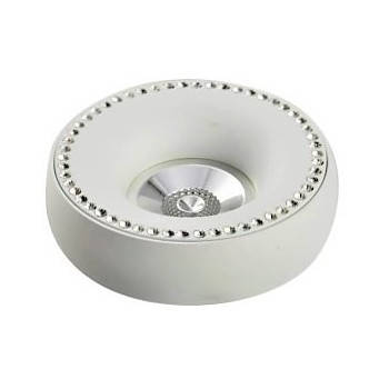 Накладний світильник із кришталевими елементами 10 см білий, фото 1