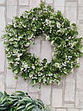 Вінок інтер"єрний із мілкоцвітиком, д 44-45 см, фото 2