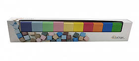Дерев'яні кубики кольорові 11221, World-of-Toys