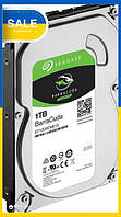 Жёсткий диск внутренний 1TB SEAGATE HDD 3.5" SATA 3.0 7200RPM BarraCuda ST1000DM010