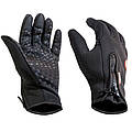 Влагозащищенные сенсорные перчатки B-FOREST black XXL