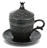 Турецька чашка Темне срібло, 110 мл