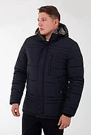 Мужская зимняя курточка, молодежная, теплая классическая куртка р- 50,52,54,56,58,60 Новинка. черная