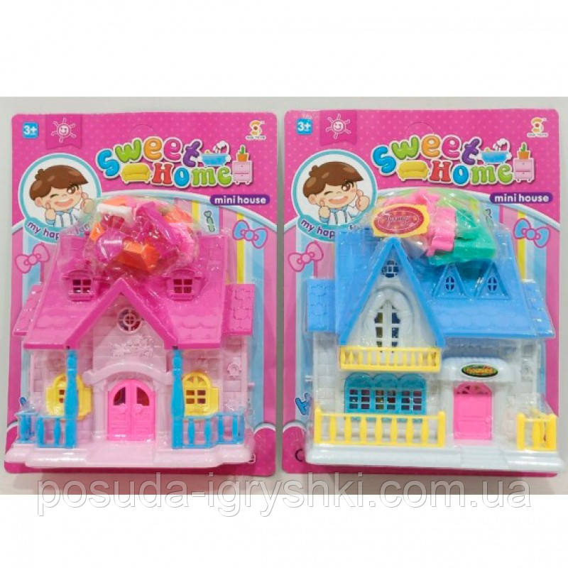 Будиночок 21127 розміром 19см,аксесуари, 2 види, на листі, 32,5-24-7см, фото 1