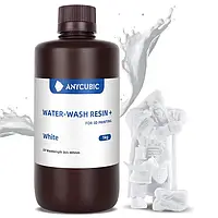 Обрабатываемая водой Фотополимерная смола Anycubic Water-Wash Resin+ белый