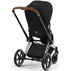 Cybex Priam 4.0 коляска 3 в 1 Sepia Black шасі Chrome Brown/ Автокрісло Cloud T i-Size Sepia Black, фото 6