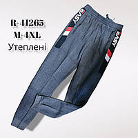 Спортивные штаны утепленные мужские оптом, M-4XL рр, № R-41265