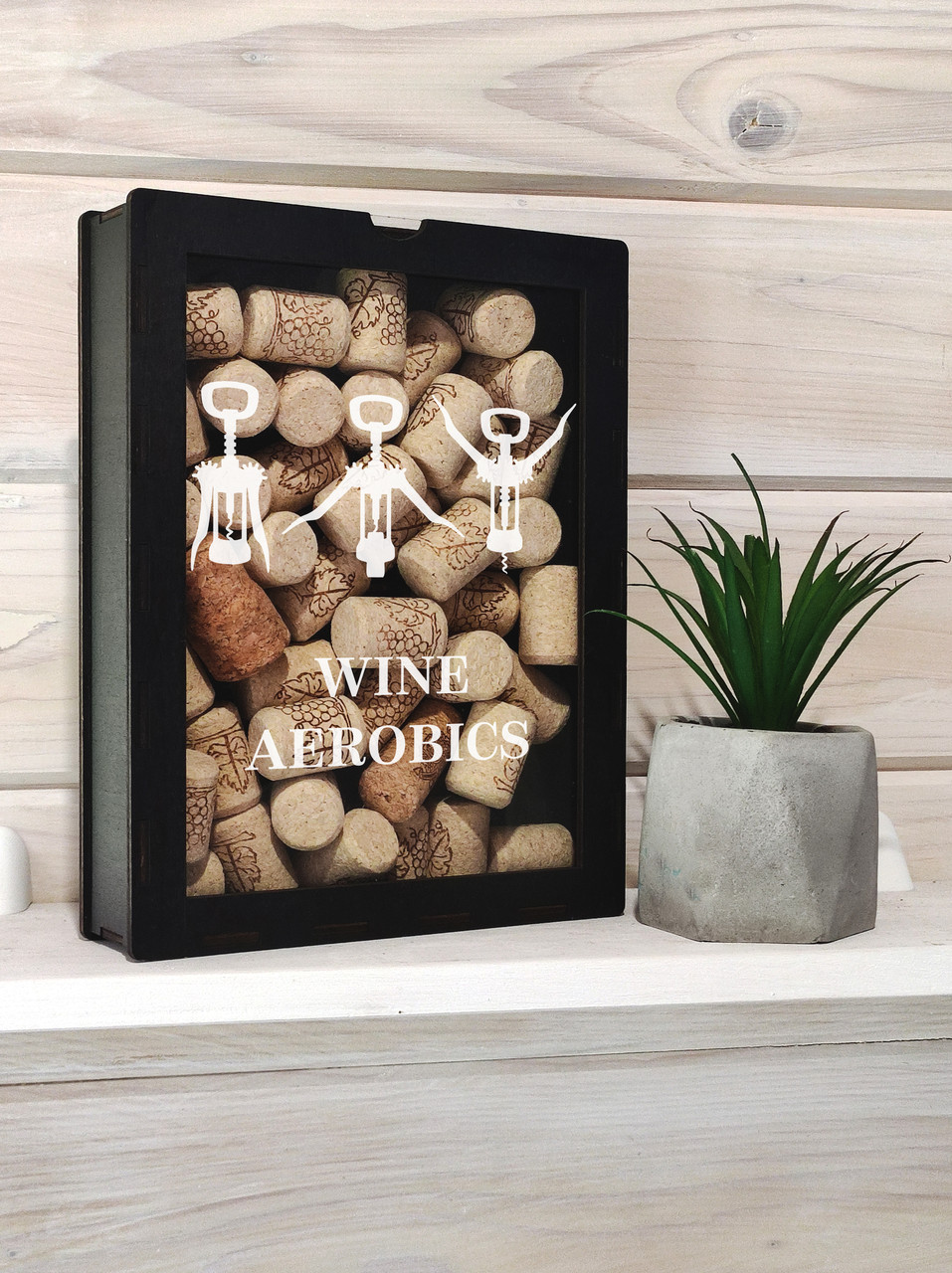 Скарбничка для винних корків Wine aerobics 25*20*8см