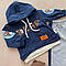 Модний спортивний костюм для хлопчика "Bear" Синій 1003 191, PICOLA, Синий, Мальчик, Весна Осень, 68, фото 3