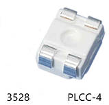 Жовті світлодіоди SMD3528 PLCC-4 із загальним анодом для ремонту задніх ліхтарів автомобілів 590NM, фото 3