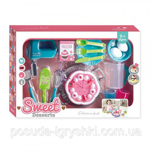 Посуд XY66-8 міксер механічний, тарілки, склянки, кухонний набір, торт, у коробці, 55-10-37,5см, фото 1