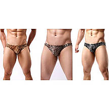 Чоловічі плавки LEO леопардові M, L-XL, фото 3