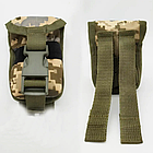 Тактичний ремінь 145 см Tactical Belt, Чорний + Подарунок Підсумок під гранату, Піксель / Пряжка Cobra, фото 8