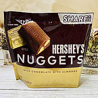 Цукерки Hershey's Nuggets молочний шоколад з мигдалем