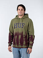 Худі HUF Hartford Tie dye Pullover Hoodie Olive (розмір М), фото 5
