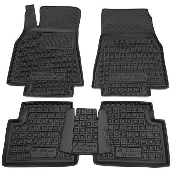 Гумові килимки в салон Mercedes A (W169) 2005-, фото 1