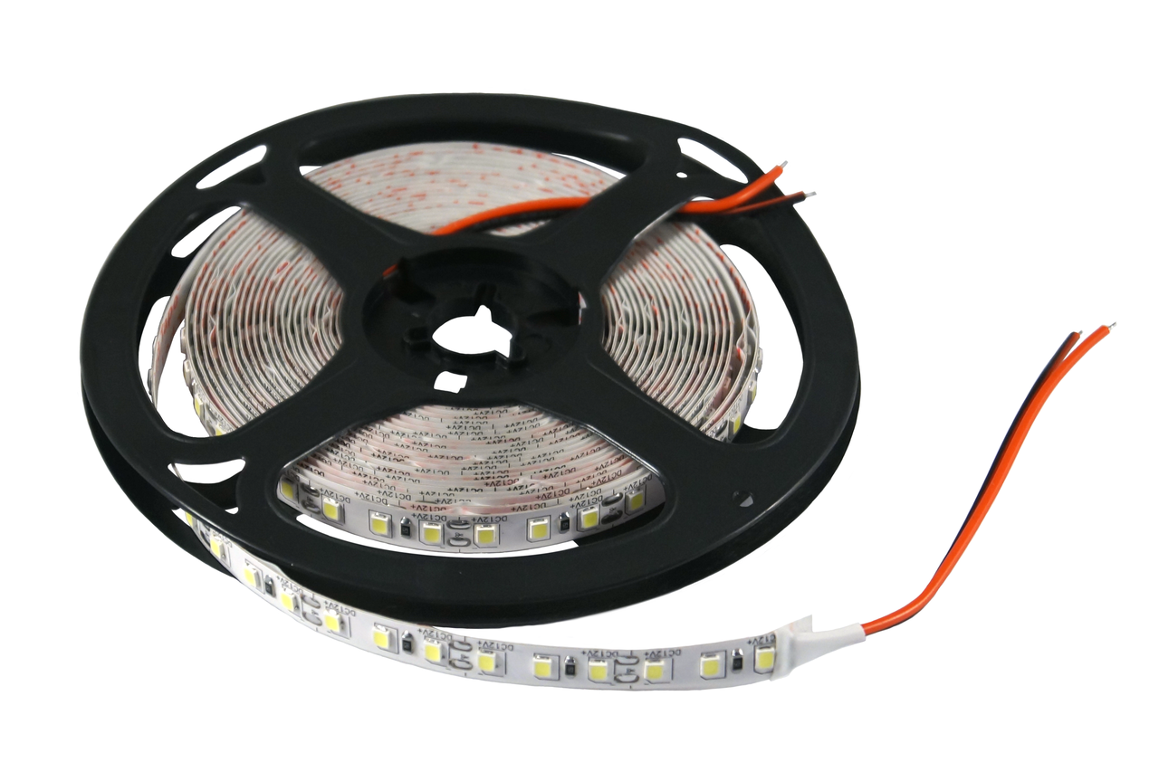 Світлодіодна стрічка 3528-120led-8mm-12V 9,6W/m IP20 подвійна плата білий MTK