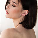 Сережки — кафи в червоному золоті 06361 Zipexpert ZIPEXPERT, фото 3