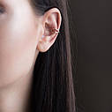 Сережки — кафи в червоному золоті 06361 Zipexpert ZIPEXPERT, фото 4
