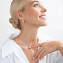 Золоті сережки (перли, фіаніти) с05798 Zipexpert ZIPEXPERT, фото 6
