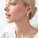 Золоті сережки (перли, фіаніти) с05798 Zipexpert ZIPEXPERT, фото 7