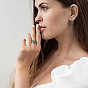 Золоті сережки "Метелики" (фіаніт) с05458 Zipexpert ZIPEXPERT, фото 6