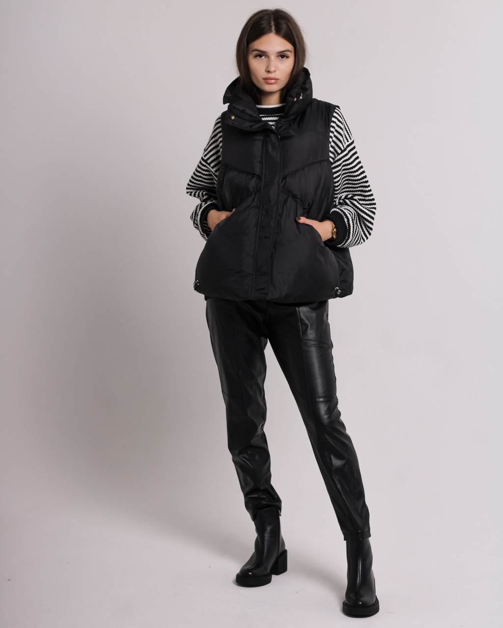 Костюм тройка Phardi 7295 36 Черный (жилет, кофта, штаны) (ID ...