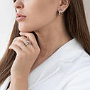 Сережки в червоному золоті з фіанітами 07035 Zipexpert ZIPEXPERT, фото 4