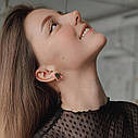 Золоті сережки-пусети "Кружечки" с06687 Zipexpert ZIPEXPERT, фото 6