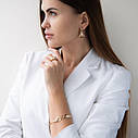 Сережки "Пантера" у жовтому золоті (фіаніти) 
с04988 Zipexpert ZIPEXPERT, фото 6