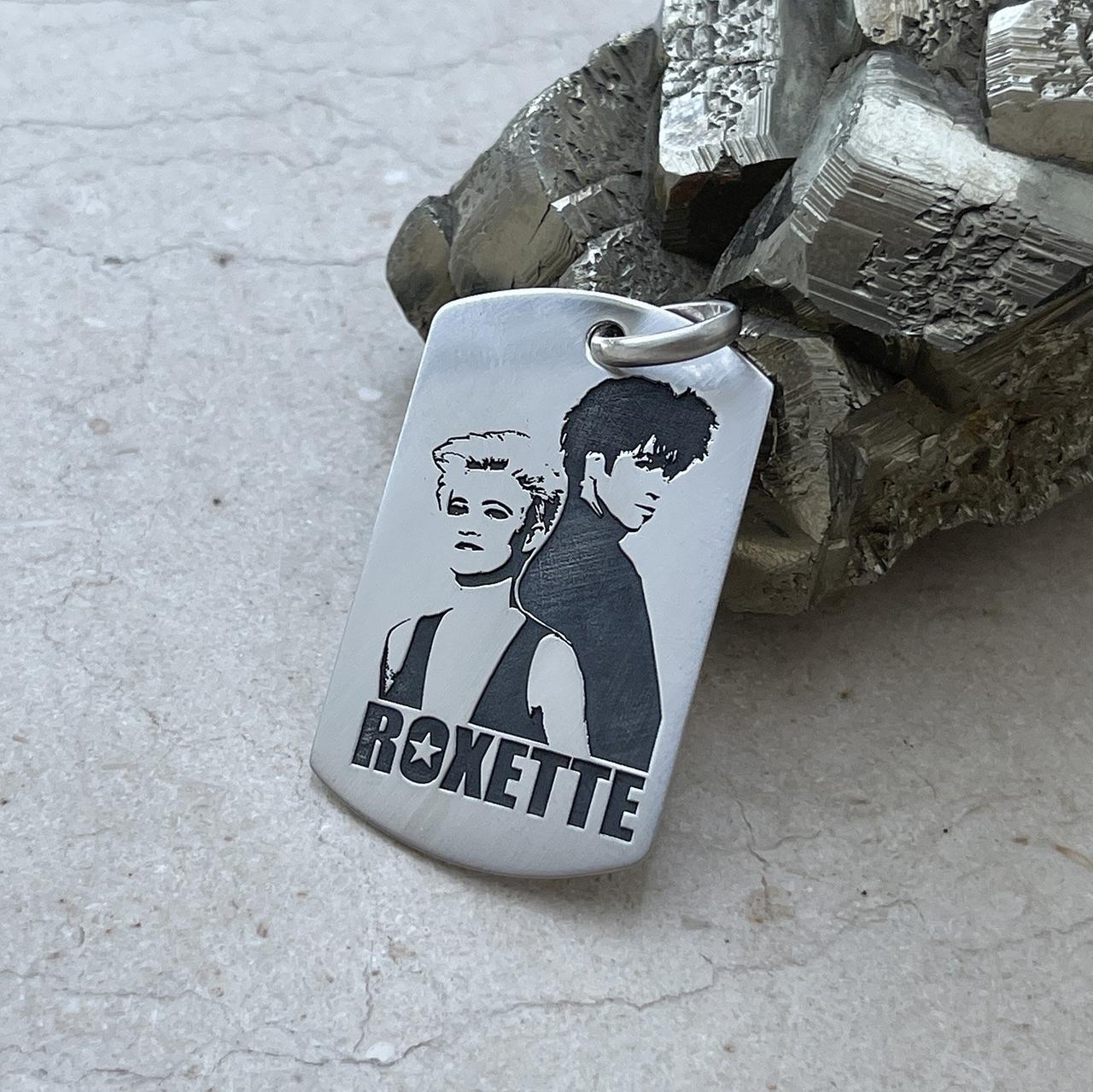 Срібний жетон "Roxette" (великий) жетонб2 Zipexpert ZIPEXPERT, фото 1