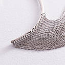 Сережки — кафа "Неповторність" у білому 
золоті с07589 Zipexpert ZIPEXPERT, фото 5