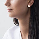 Золоті сережки-пусети "Кружечки" с06464 Zipexpert ZIPEXPERT, фото 8
