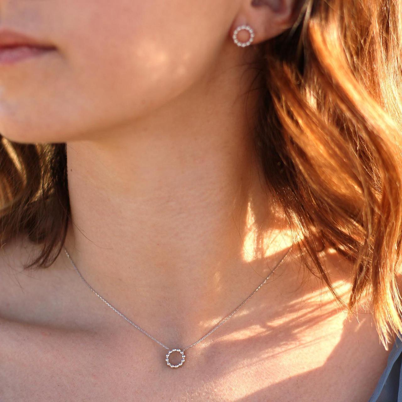 Кольє "Гармонія" в білому золоті кол01689 Zipexpert ZIPEXPERT, фото 1