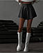 Жіночі спідниця шорти теплі, кашемір 48-58 на високій посадці, фото 4