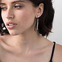 Сережки "Глорія" в червоному золоті с05449 Zipexpert ZIPEXPERT, фото 3