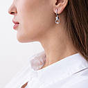Сережки "Пантери" у білому золоті (фіаніти) 
с07473 Zipexpert ZIPEXPERT, фото 4