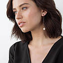 Сережки "Монетки" з червоного золота с06398 Zipexpert ZIPEXPERT, фото 3