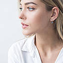 Золоті сережки (топаз "Лондон блакитний") 
02408 Zipexpert ZIPEXPERT, фото 3