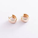 Сережки — кільця в жовтому золоті с07582 Zipexpert ZIPEXPERT, фото 4