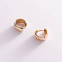 Сережки — кільця в жовтому золоті с07582 Zipexpert ZIPEXPERT, фото 6