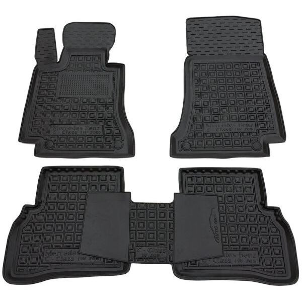 Гумові килимки в салон Mercedes C (W205) 2014-, фото 1