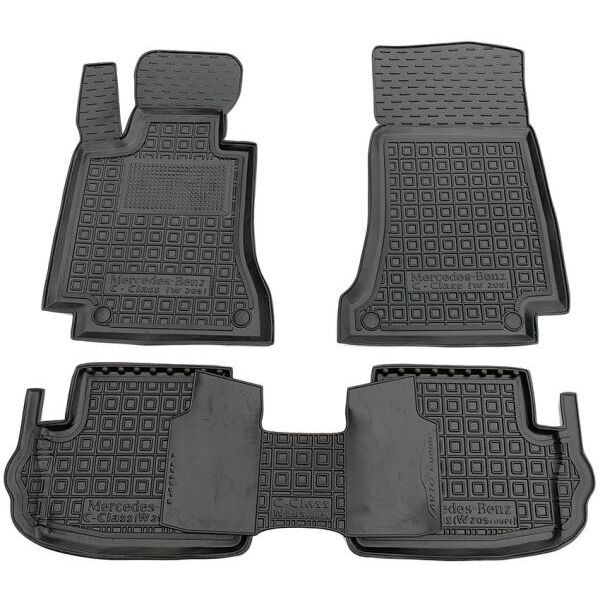 Гумові килимки в салон Mercedes C (W205) 2016- Coupe, фото 1