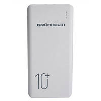 Аксессуары для телефонов Grunhelm Внешний аккумулятор Power Bank Grunhelm GP-03 AW (10000 МА/ч, белый)