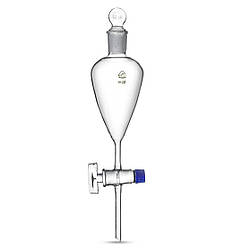 Воронка ділильна грушоподібна ВД-3-1000 з тефлоновим краном