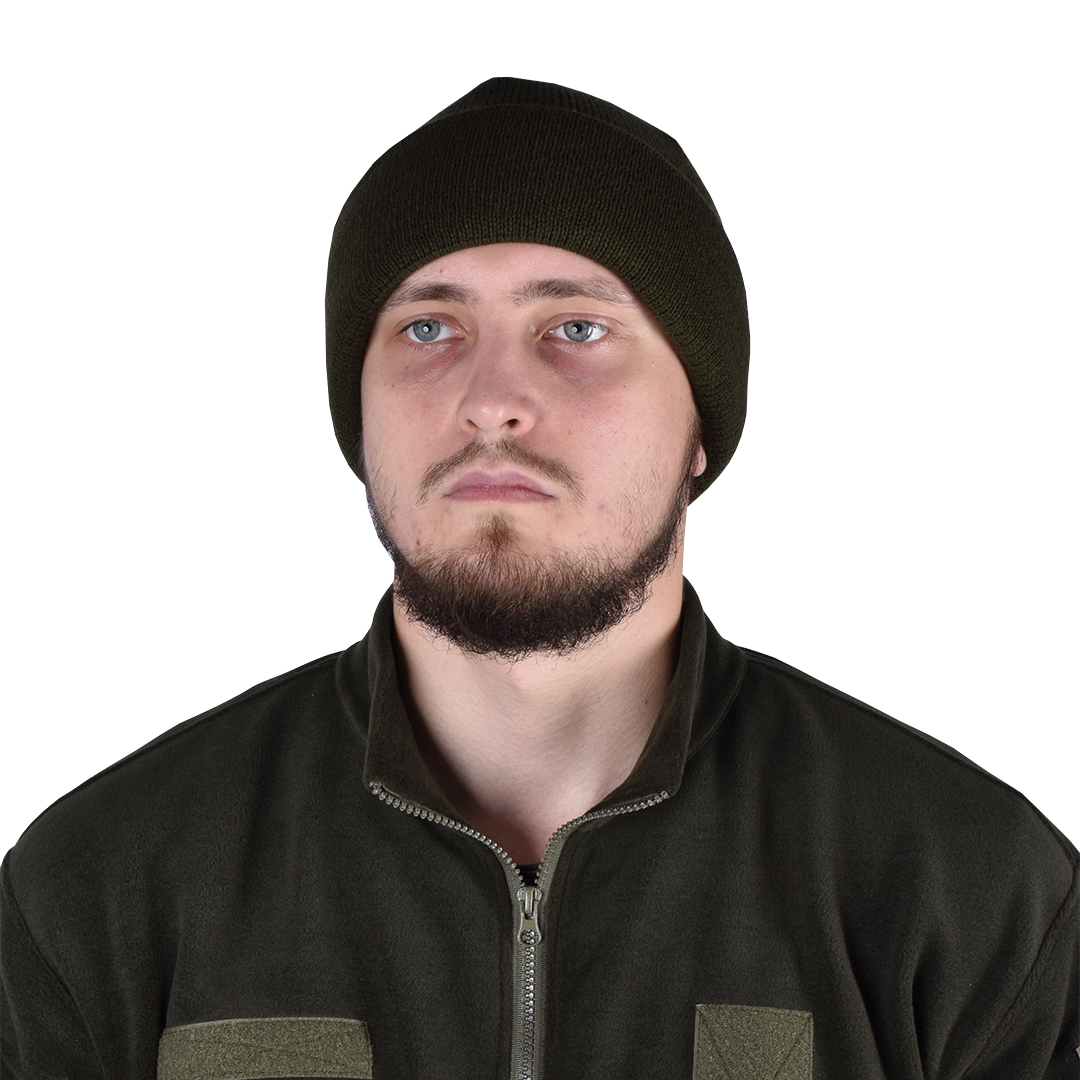 Шапка тактична зимова ЗСУ Brotherhood хакі олива, фото 1